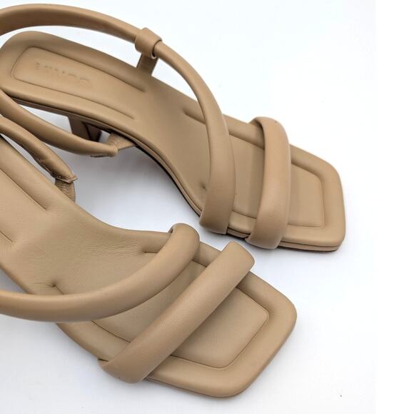 Vince Coline Slingback Padded Leather Sandals Women's Blonde Size US7M EU37 - Picture 10 of 12